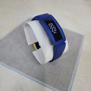 Fitbit Inspire HR Activity Tracker FB413 - Black -Small Blue/Yellow - No Charger